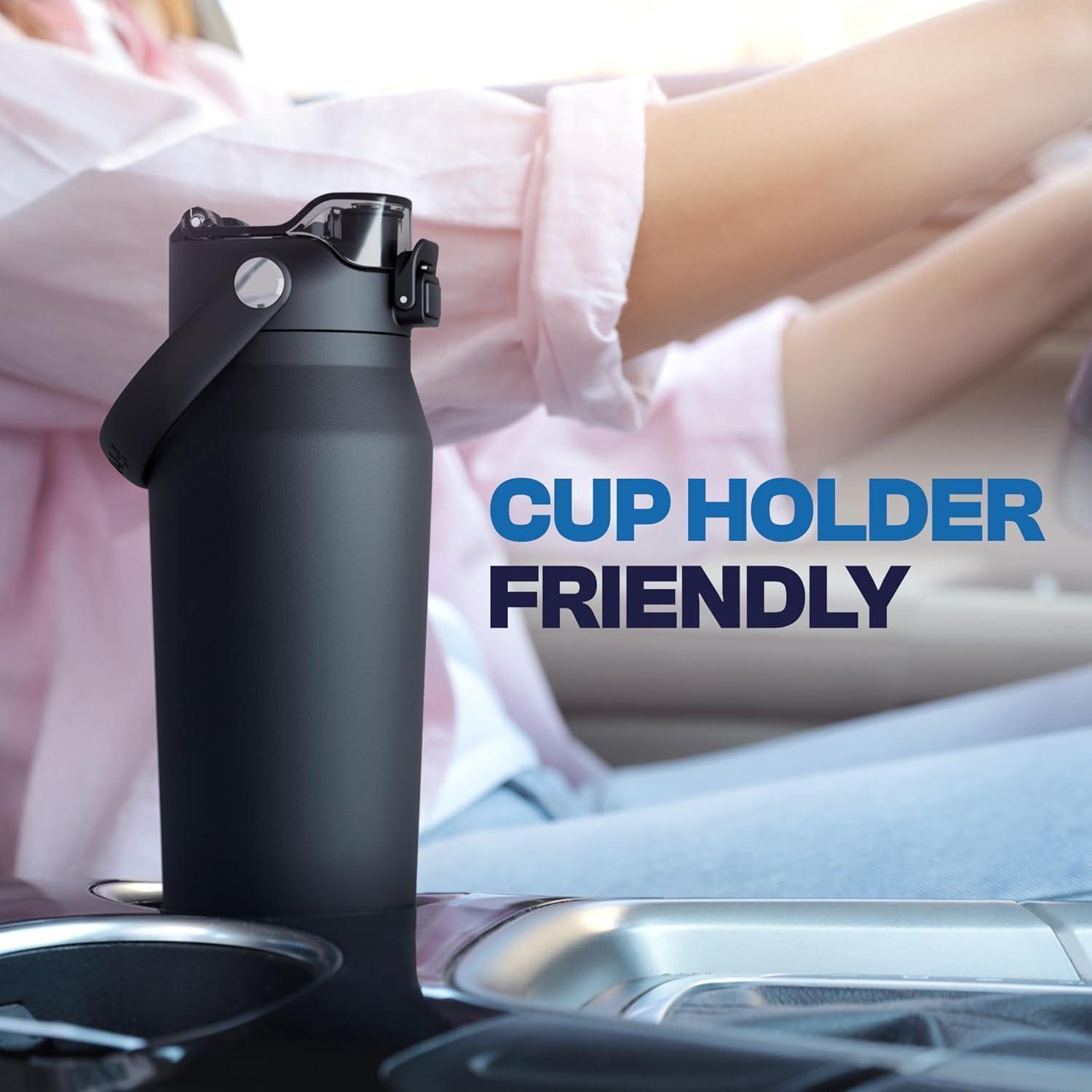 imageFrost Buddy 32oz Insulated Water Bottle with Straw ampamp Chug Lid  LeakProof Stainless Steel  24Hours Cold  SweatProof Cup Holder Friendly  Ideal for Gym Travel Sports ampamp Everyday HydrationWinter Rose
