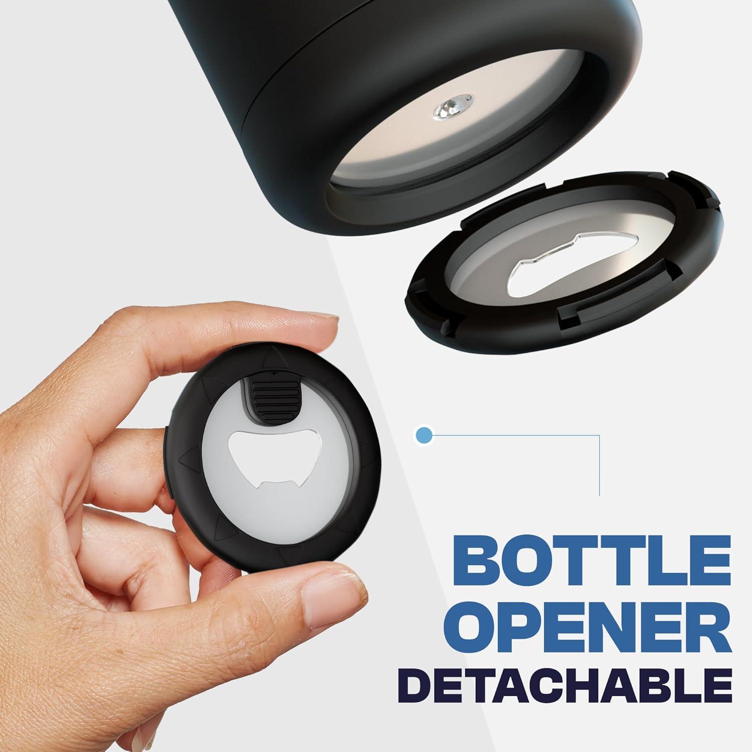 imageFrost Buddy Chubby Buddy  Mexican Beer Bottle Cooler  Stainless Steel Double Wall Vacuum Insulated compatible with Modelo Beers BlackBlack