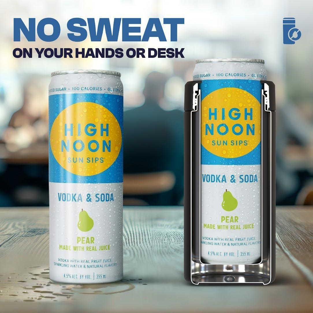 imageFrost Buddy Universal Mini Can Cooler  Fits 12oz Slim ampamp 75oz Mini Cans  Vacuum Insulated Stainless Steel  Keeps Beverages Cold or Hot  Compact Travel ampamp Cup Holder FriendlyCream