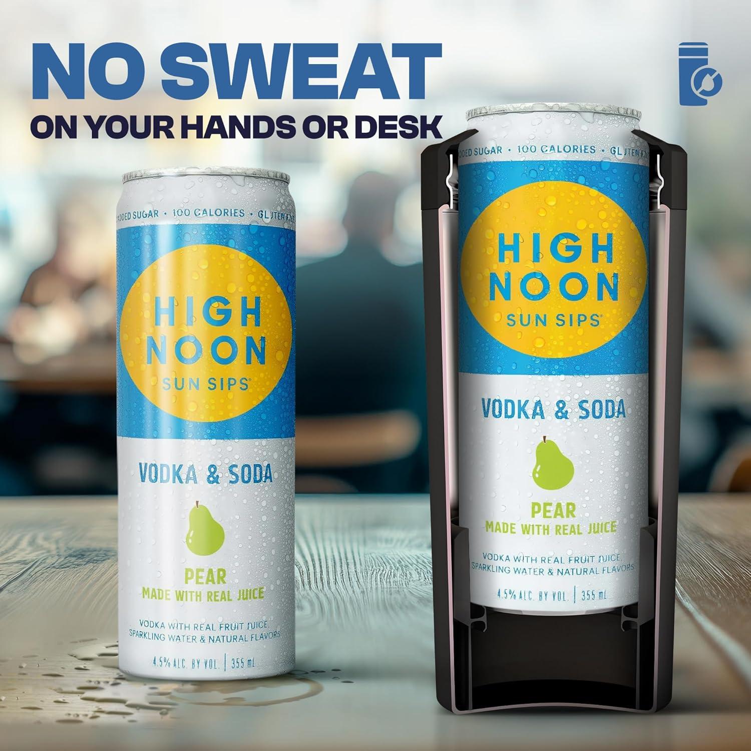 imageFrost Buddy Universal XL Can Cooler  Fits All  For 12 16 20 and 24 ounce Bottles  Insulated DoubleWalled Stainless Steel NebulaDark Night