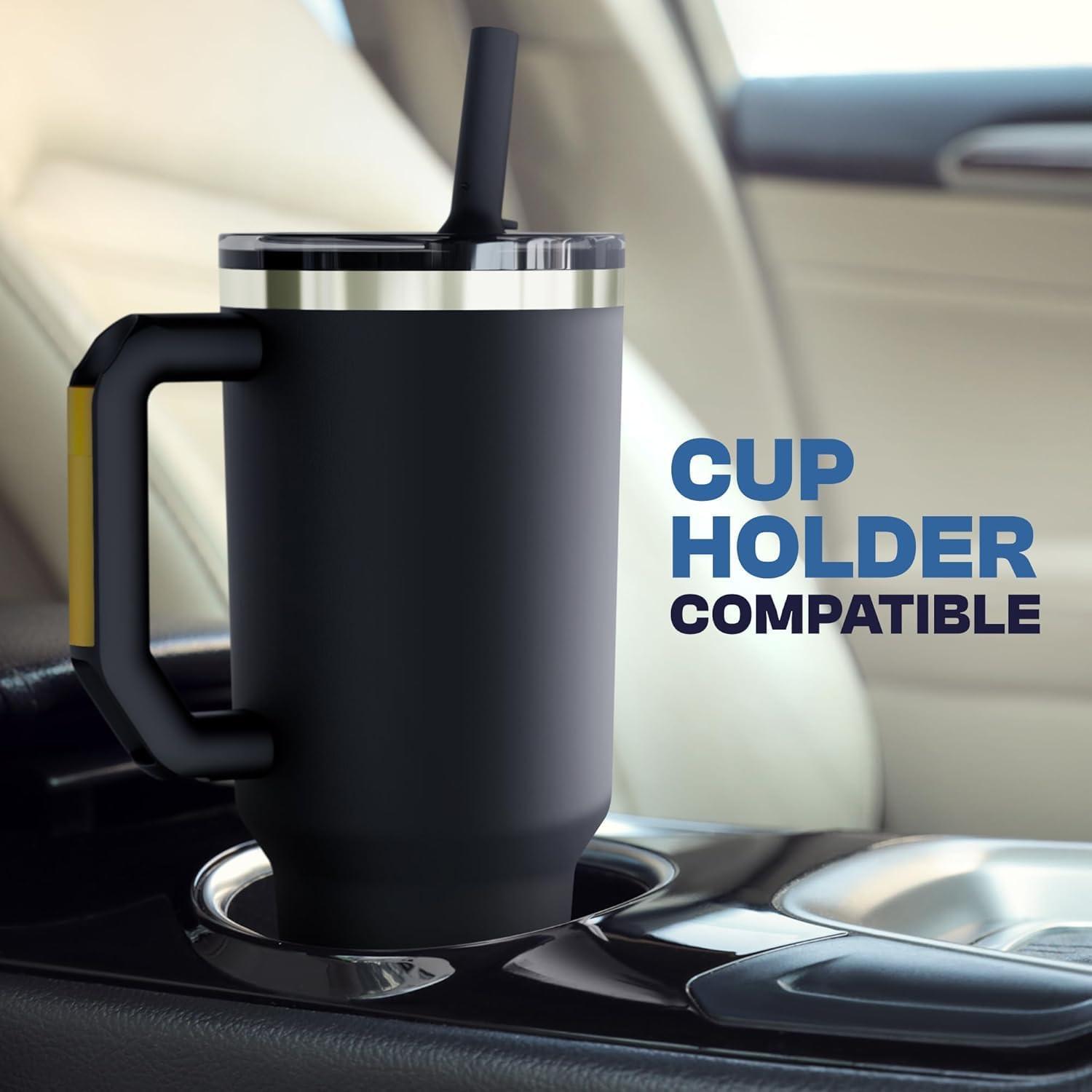 imageThicc Buddy  16 oz Stainless Steel Vacuum Insulated Tumbler with Lid and Straw for Water  Travel Mug Cupholder Friendly  Gifts for Women Men Him HerNebula