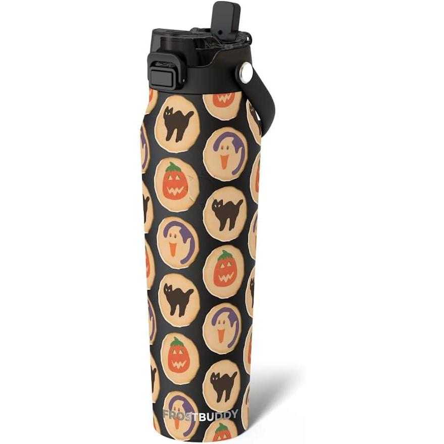 imageFrost Buddy 32oz Insulated Water Bottle with Straw ampamp Chug Lid  LeakProof Stainless Steel  24Hours Cold  SweatProof Cup Holder Friendly  Ideal for Gym Travel Sports ampamp Everyday HydrationBoo Bites