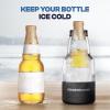 imageFrost Buddy Chubby Buddy  Mexican Beer Bottle Cooler  Stainless Steel Double Wall Vacuum Insulated compatible with Modelo Beers BlackMexico