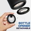 imageFrost Buddy Chubby Buddy  Mexican Beer Bottle Cooler  Stainless Steel Double Wall Vacuum Insulated compatible with Modelo Beers BlackMexico