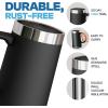 imageFrost Buddy Stein Buddy  24oz Insulated Stainless Steel Beer Stein Mug with Handle  Keeps Beer Cold for Hours  Ideal for Tailgating Parties BBQs and Gifts CrimsonCrimson