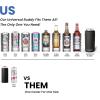 imageFrost Buddy Universal Buddy Can Cooler  Fits All  For Regular 12 ampamp 16 oz or SlimSize Bottles  Insulated DoubleWalled Stainless Steel MericaNavy