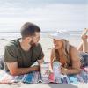 imageFrost Buddy Universal Buddy Can Cooler  Fits All  For Regular 12 ampamp 16 oz or SlimSize Bottles  Insulated DoubleWalled Stainless Steel MericaNavy