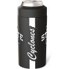 imageFrost Buddy Universal Can Cooler  Fits All  Stainless Steel Can Cooler for 12 oz ampamp 16 oz Regular or Slim Cans ampamp Bottles  Stainless Steel Michigan WolverinesIowa State Hawkeyes
