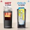 imageFrost Buddy Universal XL Can Cooler  Fits All  For 12 16 20 and 24 ounce Bottles  Insulated DoubleWalled Stainless Steel NebulaEspresso