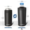 imageFrost Buddy Universal XL Can Cooler  Fits All  For 12 16 20 and 24 ounce Bottles  Insulated DoubleWalled Stainless Steel NebulaEspresso