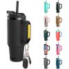 imageThicc Buddy  16 oz Stainless Steel Vacuum Insulated Tumbler with Lid and Straw for Water  Travel Mug Cupholder Friendly  Gifts for Women Men Him HerDark Night