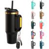 imageThicc Buddy  16 oz Stainless Steel Vacuum Insulated Tumbler with Lid and Straw for Water  Travel Mug Cupholder Friendly  Gifts for Women Men Him HerTexas Tea
