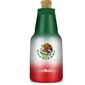 imageFrost Buddy Chubby Buddy  Mexican Beer Bottle Cooler  Stainless Steel Double Wall Vacuum Insulated compatible with Modelo Beers BlackMexico