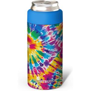 imageFrost Buddy Universal Mini Can Cooler  Fits 12oz Slim ampamp 75oz Mini Cans  Vacuum Insulated Stainless Steel  Keeps Beverages Cold or Hot  Compact Travel ampamp Cup Holder FriendlyHippie Haze