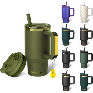 imageThicc Buddy  16 oz Stainless Steel Vacuum Insulated Tumbler with Lid and Straw for Water  Travel Mug Cupholder Friendly  Gifts for Women Men Him HerTactical Green