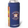 imageFrost Buddy Universal Can Cooler  Fits All  Stainless Steel Can Cooler for 12 oz ampamp 16 oz Regular or Slim Cans ampamp Bottles  Stainless Steel Los Angeles BaseballHouston Astros
