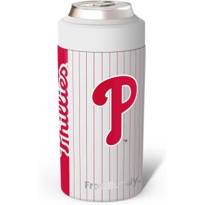 imageFrost Buddy Universal Can Cooler  Fits All  Stainless Steel Can Cooler for 12 oz ampamp 16 oz Regular or Slim Cans ampamp Bottles  Stainless Steel Los Angeles BaseballPhiladelphia Phillies