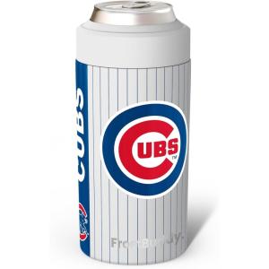 imageFrost Buddy Universal Can Cooler  Fits All  Stainless Steel Can Cooler for 12 oz ampamp 16 oz Regular or Slim Cans ampamp Bottles  Stainless Steel Los Angeles BaseballChicago Baseball