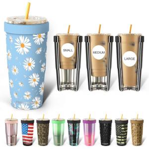 imageFrost Buddy Togo Buddy  30 oz Stainless Steel Vacuum Insulated Tumbler  To Go Coffee Cup  Reusable Iced Coffee Cups Travel Mug Thermal Cup for Hot ampamp Cold Drinks Dunkin Cup Pink CheckeredDaisy