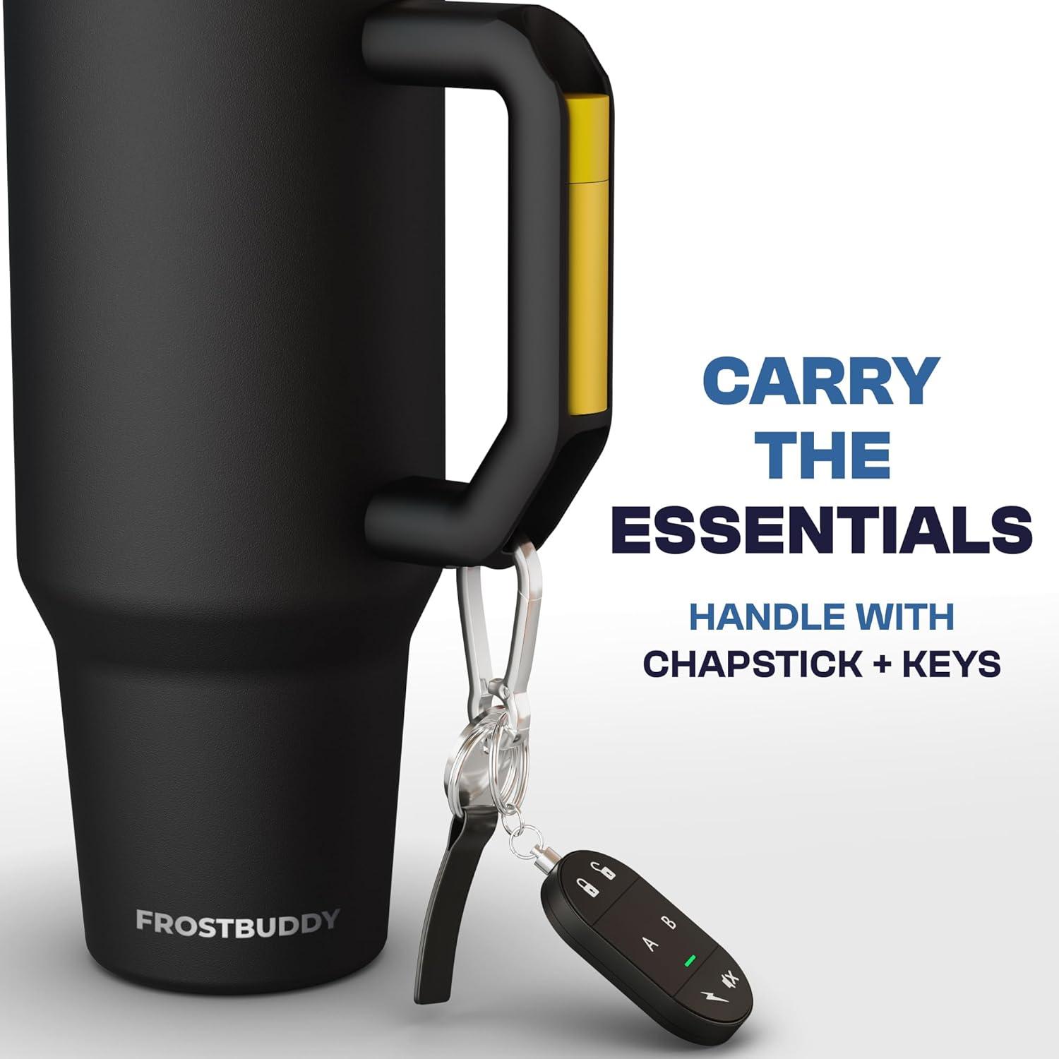 imageThicc Buddy  40 oz Stainless Steel Vacuum Insulated Tumbler with Lid and Straw for Water  Travel Mug Cupholder Friendly  Gifts for Women Men Him Her Teal GlitzNebula