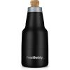 imageFrost Buddy Chubby Buddy  Mexican Beer Bottle Cooler  Stainless Steel Double Wall Vacuum Insulated compatible with Modelo Beers Black
