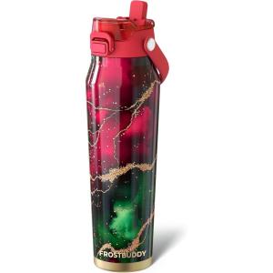 imageFrost Buddy 32oz Insulated Water Bottle with Straw ampamp Chug Lid  LeakProof Stainless Steel  24Hours Cold  SweatProof Cup Holder Friendly  Ideal for Gym Travel Sports ampamp Everyday HydrationMerry Marbleous