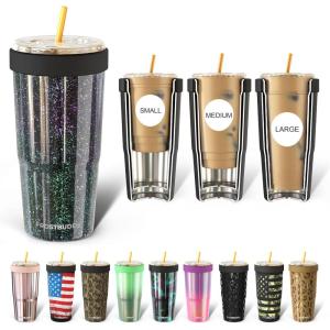 imageFrost Buddy Togo Buddy 30 oz Stainless Steel Vacuum Insulated Tumbler To Go Coffee Cup  Iced Coffee Cups Iced Coffee Sleeve Travel Mug Thermal Cup for Hot ampamp Cold Drinks Dunkin Cup Winter BerryMermaid