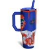 imageThicc Buddy  40 oz Stainless Steel Vacuum Insulated Tumbler with Lid and Straw for Water  Travel Mug Cupholder Friendly  Gifts for Women Men Him HerFlorida Gators  Drip