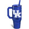 imageThicc Buddy  40 oz Stainless Steel Vacuum Insulated Tumbler with Lid and Straw for Water  Travel Mug Cupholder Friendly  Gifts for Women Men Him HerKentucky Wildcats  3D