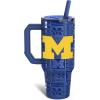 imageThicc Buddy  40 oz Stainless Steel Vacuum Insulated Tumbler with Lid and Straw for Water  Travel Mug Cupholder Friendly  Gifts for Women Men Him HerMichigan Wolverines  3D