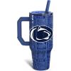 imageThicc Buddy  40 oz Stainless Steel Vacuum Insulated Tumbler with Lid and Straw for Water  Travel Mug Cupholder Friendly  Gifts for Women Men Him HerPenn State Nittany Lions  3D
