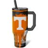 imageThicc Buddy  40 oz Stainless Steel Vacuum Insulated Tumbler with Lid and Straw for Water  Travel Mug Cupholder Friendly  Gifts for Women Men Him HerTennessee Vols  Drip