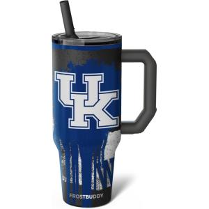 imageThicc Buddy  40 oz Stainless Steel Vacuum Insulated Tumbler with Lid and Straw for Water  Travel Mug Cupholder Friendly  Gifts for Women Men Him HerKentucky Wildcats  Drip
