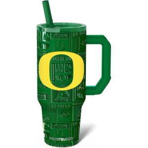 imageThicc Buddy  40 oz Stainless Steel Vacuum Insulated Tumbler with Lid and Straw for Water  Travel Mug Cupholder Friendly  Gifts for Women Men Him HerOregon Ducks  3D