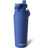 imageFrost Buddy 32oz Insulated Water Bottle with Straw amp Chug Lid  LeakProof Stainless Steel  24Hours Cold  SweatProof Cup Holder Friendly  Ideal for Gym Travel Sports amp Everyday HydrationNavy