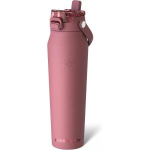 imageFrost Buddy 32oz Insulated Water Bottle with Straw amp Chug Lid  LeakProof Stainless Steel  24Hours Cold  SweatProof Cup Holder Friendly  Ideal for Gym Travel Sports amp Everyday HydrationWinter Rose