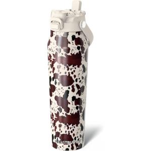 imageFrost Buddy 32oz Insulated Water Bottle with Straw amp Chug Lid  LeakProof Stainless Steel  24Hours Cold  SweatProof Cup Holder Friendly  Ideal for Gym Travel Sports amp Everyday HydrationCowabunga