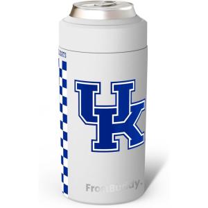 imageFrost Buddy NCAA Universal Buddy  Fits all  Stainless Steel Can Cooler for 12 oz amp 16 oz Regular or Slim Cans amp Bottles  Stainless Steel Florida Gators OrangeKentucky Wildcats  White
