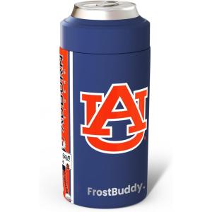 imageFrost Buddy NCAA Universal Buddy  Fits all  Stainless Steel Can Cooler for 12 oz amp 16 oz Regular or Slim Cans amp Bottles  Stainless Steel Florida Gators OrangeAuburn War