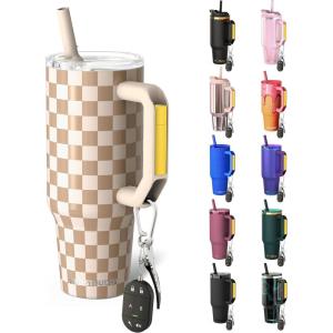 imageThicc Buddy  40 oz Stainless Steel Vacuum Insulated Tumbler with Lid and Straw for Water  Travel Mug Cupholder Friendly  Gifts for Women Men Him Her Party PeepsGingerbread