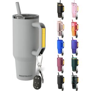 imageThicc Buddy  40 oz Stainless Steel Vacuum Insulated Tumbler with Lid and Straw for Water  Travel Mug Cupholder Friendly  Gifts for Women Men Him Her Party PeepsPebble