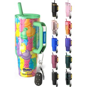 imageThicc Buddy  40 oz Stainless Steel Vacuum Insulated Tumbler with Lid and Straw for Water  Travel Mug Cupholder Friendly  Gifts for Women Men Him Her Party PeepsParty Peeps