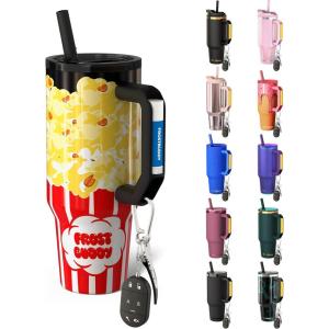 imageThicc Buddy  40 oz Stainless Steel Vacuum Insulated Tumbler with Lid and Straw for Water  Travel Mug Cupholder Friendly  Gifts for Women Men Him Her Party PeepsPoppin Off