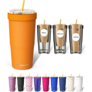 imageFrost Buddy Togo Buddy  30 oz Stainless Steel Vacuum Insulated Tumbler  to Go Coffee Cup  Coffee Cups Iced Coffee Sleeve Travel Mug Thermal Cup for Hot amp Cold Drinks Dunkin Cup Little HeartsRocky Top