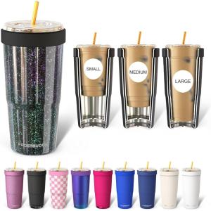 imageFrost Buddy Togo Buddy  30 oz Stainless Steel Vacuum Insulated Tumbler  to Go Coffee Cup  Coffee Cups Iced Coffee Sleeve Travel Mug Thermal Cup for Hot amp Cold Drinks Dunkin Cup Little HeartsMermaid