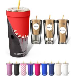 imageFrost Buddy Togo Buddy  30 oz Stainless Steel Vacuum Insulated Tumbler  to Go Coffee Cup  Coffee Cups Iced Coffee Sleeve Travel Mug Thermal Cup for Hot amp Cold Drinks Dunkin Cup Little HeartsFrostbite