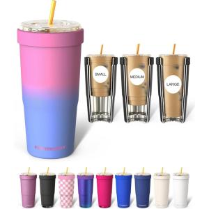 imageFrost Buddy Togo Buddy  30 oz Stainless Steel Vacuum Insulated Tumbler  to Go Coffee Cup  Coffee Cups Iced Coffee Sleeve Travel Mug Thermal Cup for Hot amp Cold Drinks Dunkin Cup Little HeartsBlossom