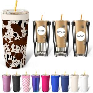 imageFrost Buddy Togo Buddy  30 oz Stainless Steel Vacuum Insulated Tumbler  to Go Coffee Cup  Coffee Cups Iced Coffee Sleeve Travel Mug Thermal Cup for Hot amp Cold Drinks Dunkin Cup Little HeartsCowabunga