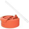 Orange with Straw