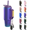 image:imageThicc Buddy  40 oz Stainless Steel Vacuum Insulated Tumbler with Lid and Straw for Water  Travel Mug Cupholder Friendly  Gifts for Women Men Him Her Midnight ReefNebula